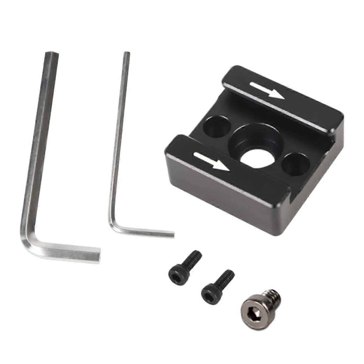 Cold Shoe Bracket for Camera Adapter and LED Light, NonSlip, Easy Install, Compatible with DSLR and Stabilizers