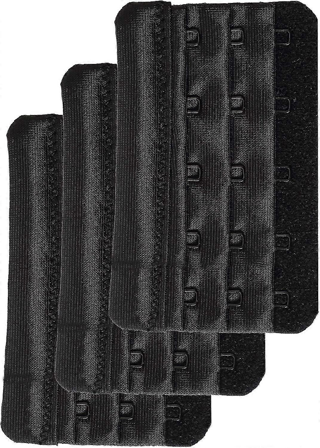 Women's Bra Extender 5 Hook Plus Size Bra Strap Extenders 3pcs-pack