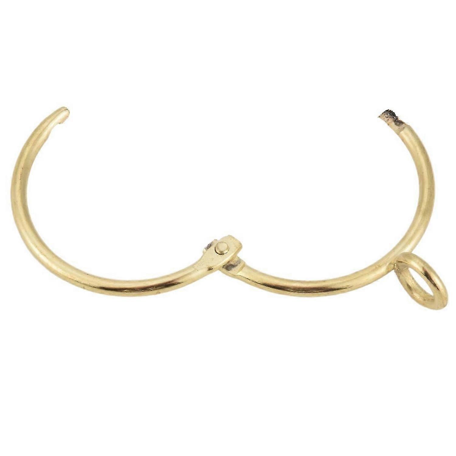 30 Pcs Openable Curtain Rings with Eyelet for Hook Pins (1.5 Inch)