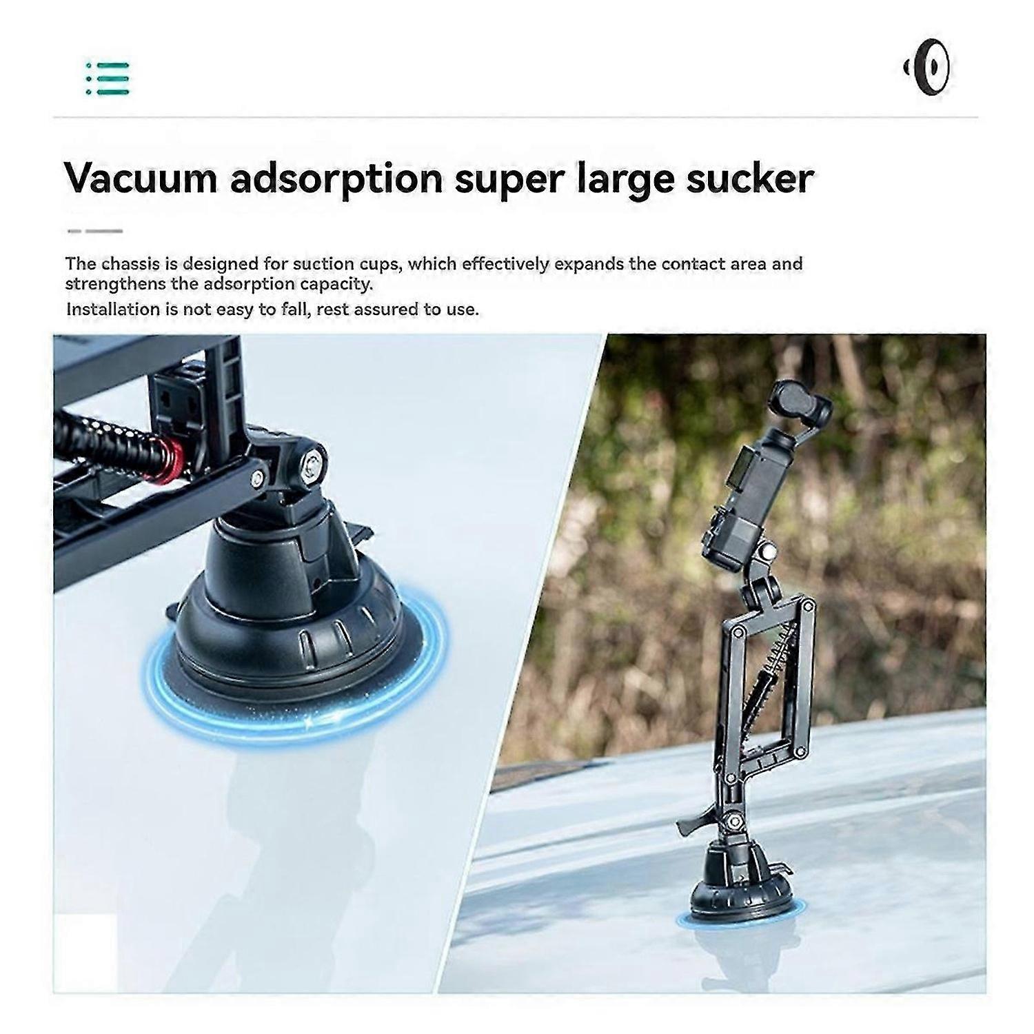 حامل الكاميرا STARTRC المضاد للاهتزاز حامل المحور Z مثبت لكاميرا DJI OSMO Pocket 3 / Insta360 X4