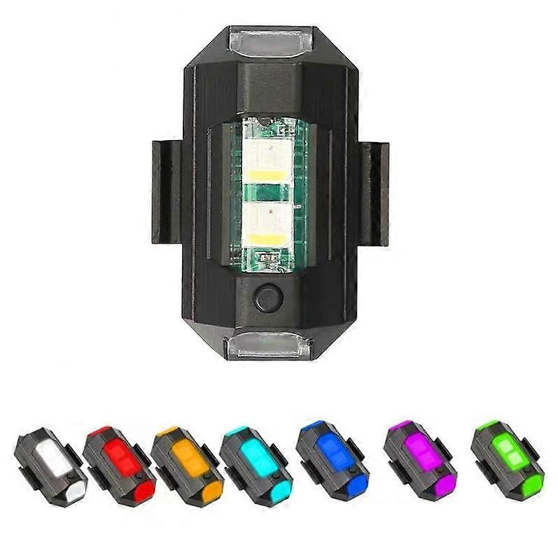 M1 Motorcycle Bicycle Aircraft Explosion Lights Cruise Flashing Anti-Rear-End Collision Light