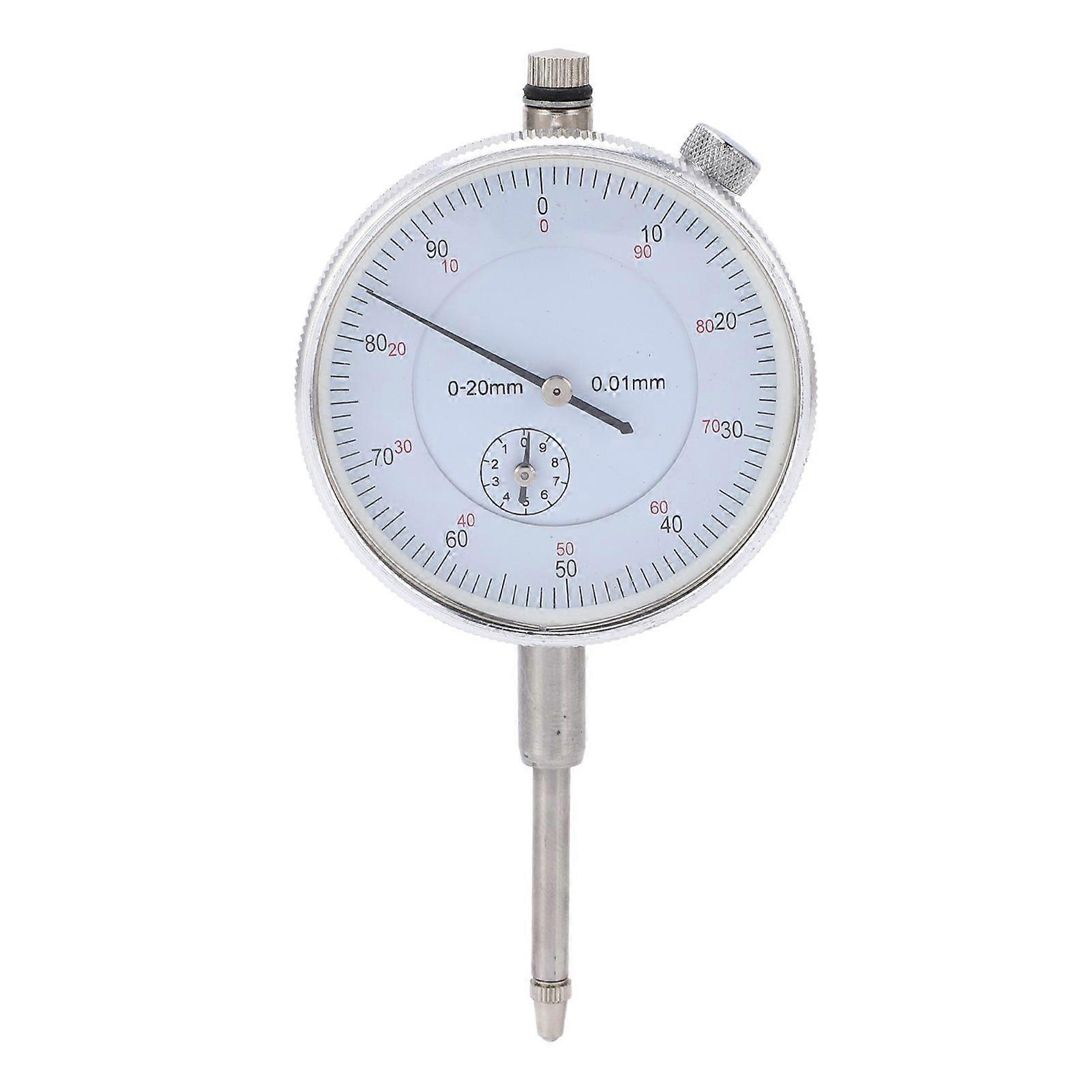 Mechanical Dial Test Indicator, High Precision Dial Indicator for Measuring Instruments 0-20mm