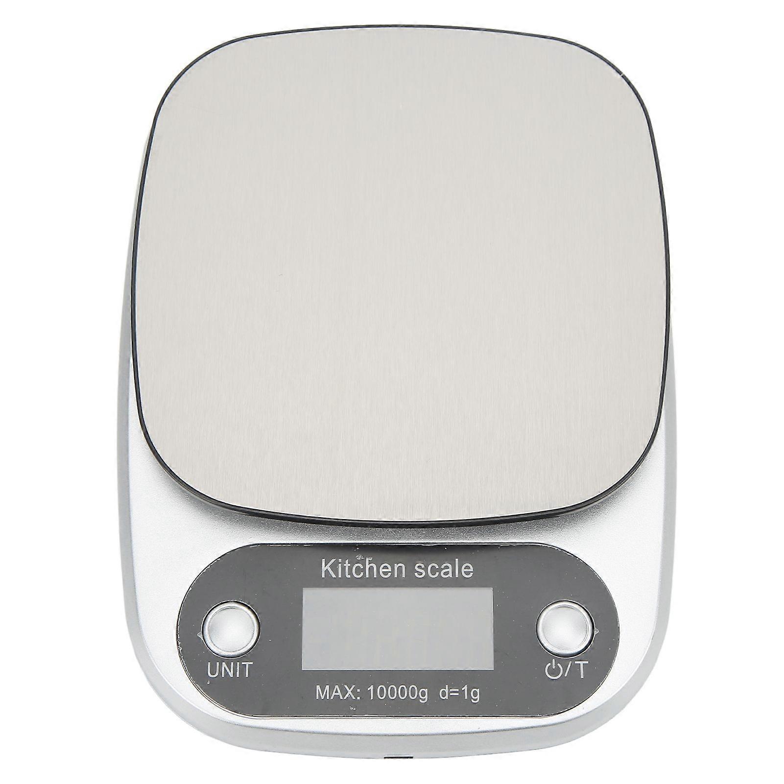 Kitchen Food Scale High Accuracy Fast Cleaning LED Screen Blue Backlight for Baking Cooking