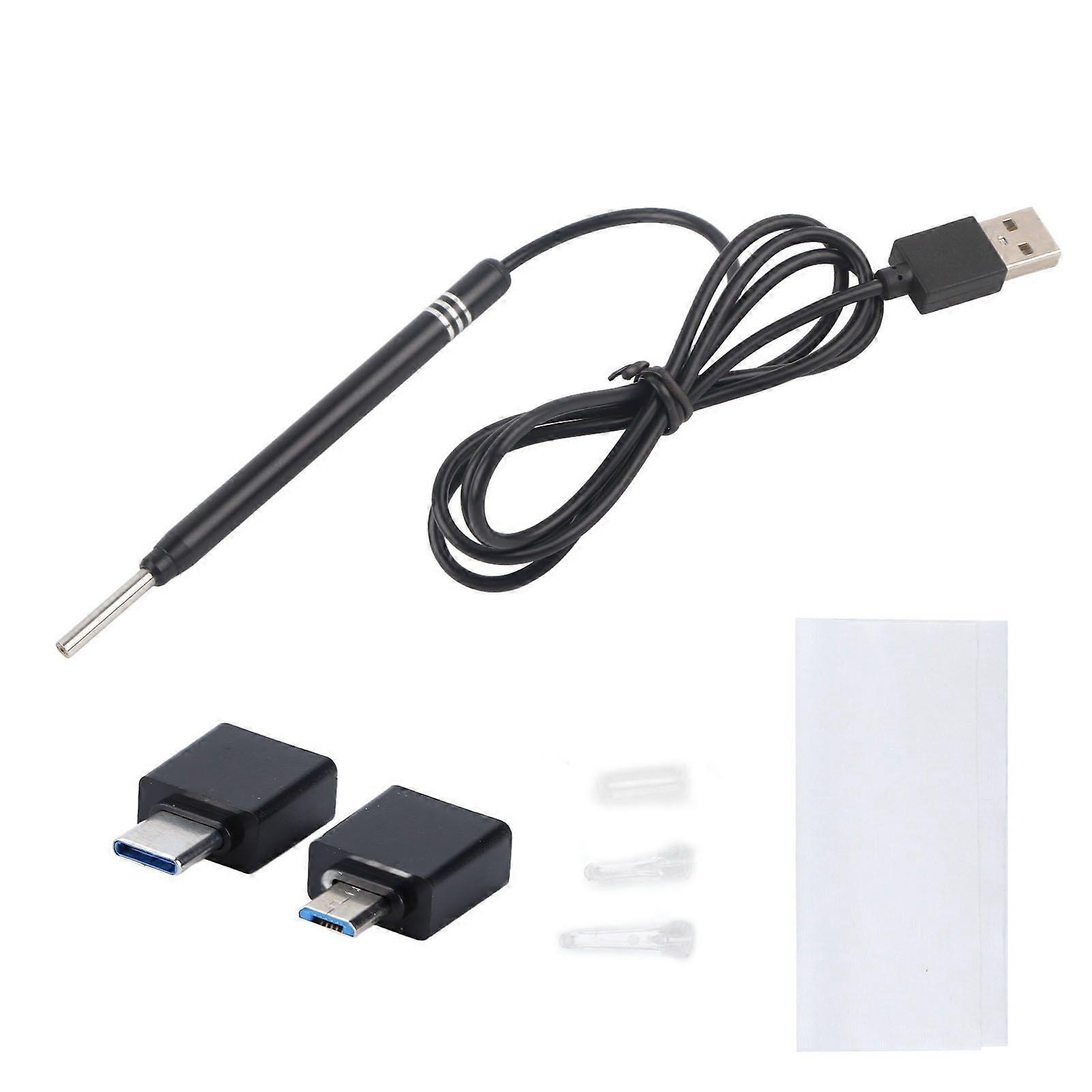 An108 3 In 1 Visual Endoscope Camera Luminous High Definition Compact Portable Ear Endoscope3.9mm / 0.15in