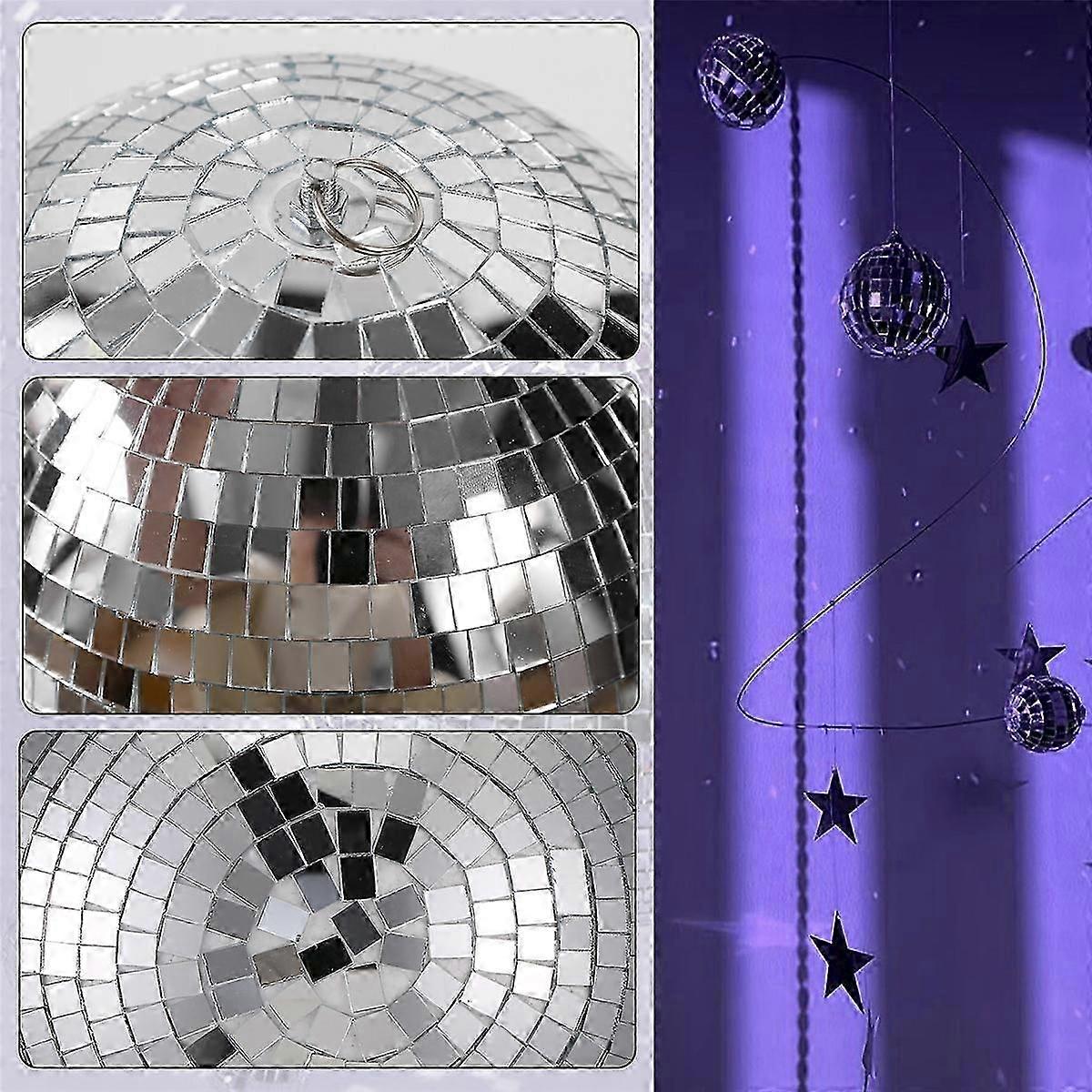 30cm disco mirror ball, stage reflective silver mirror ball