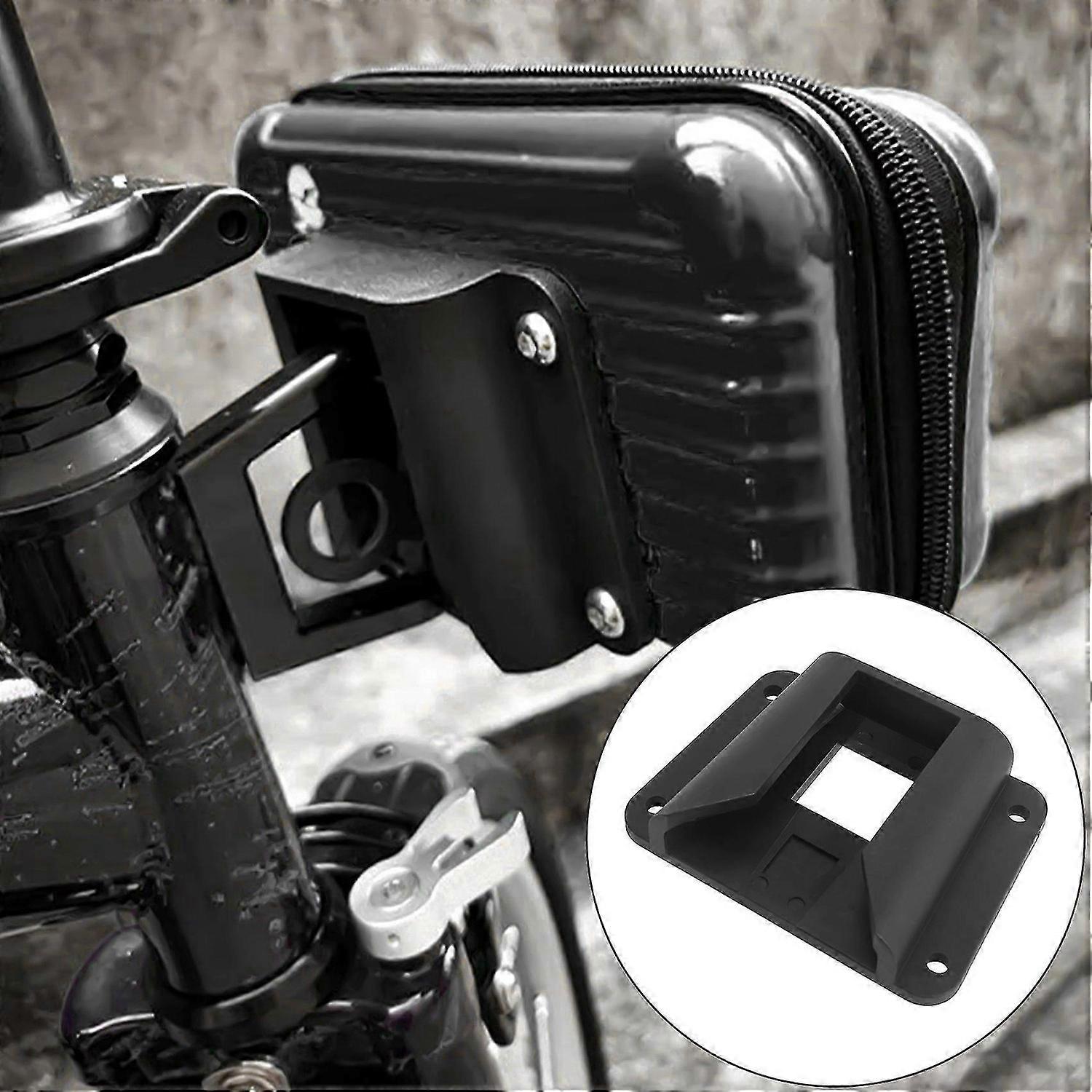 2Pcs Bike Carrier Block Adapter for Folding Bike Bag Rack Holder Front Carrier Block Mount Accessori