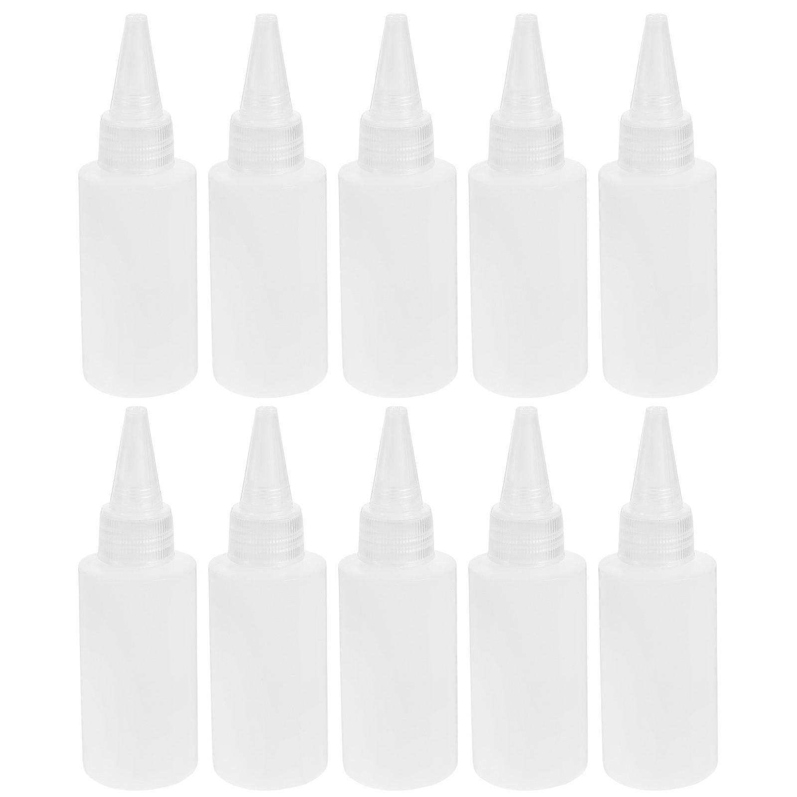 Squeeze Pigment Bottles Plastic Bottle for DIY Crafts Use 100Pcs Set