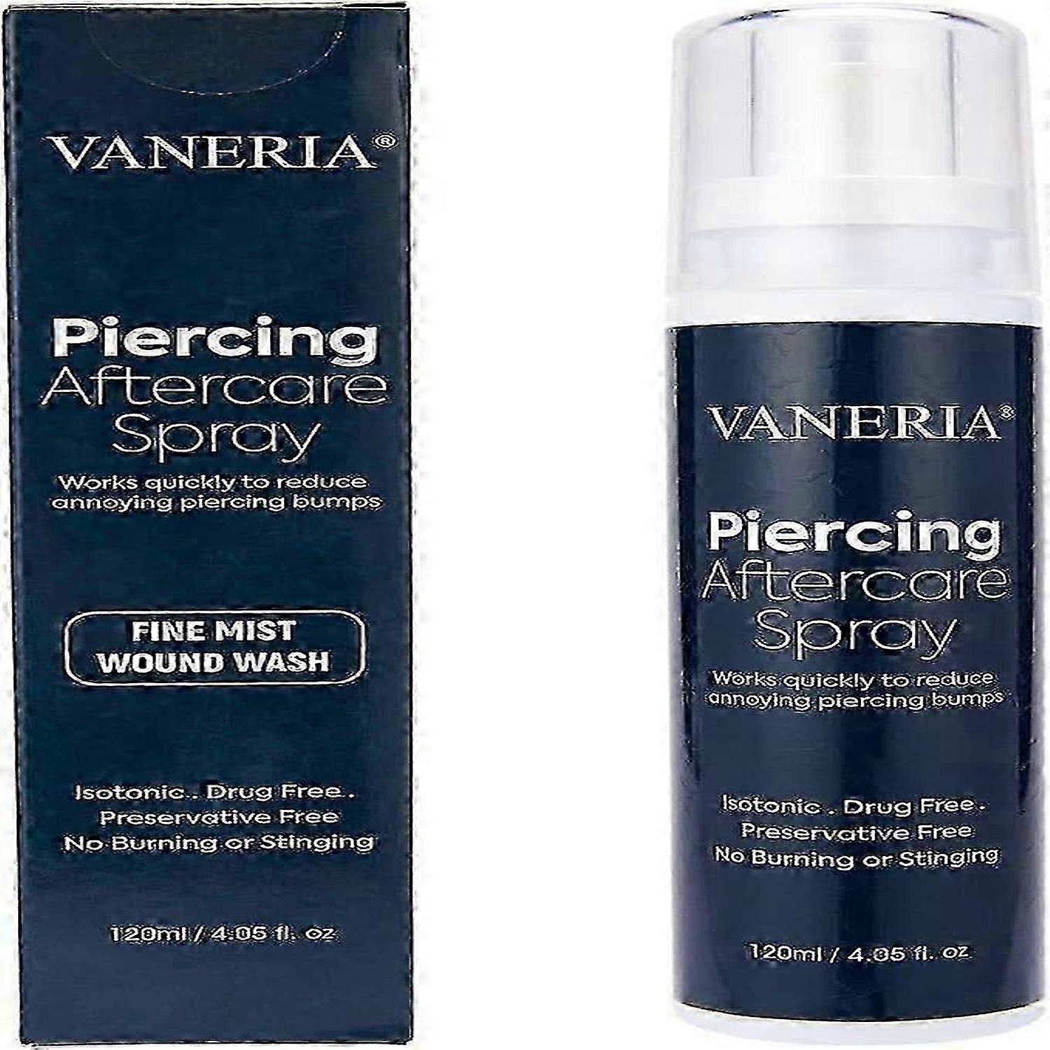 Piercing Aftercare Spray Solution to Shrink Clean and Heal New, Irritated & Piercings, Piercings Bumps, for Ears, Nose, Navel Piercings 120ml