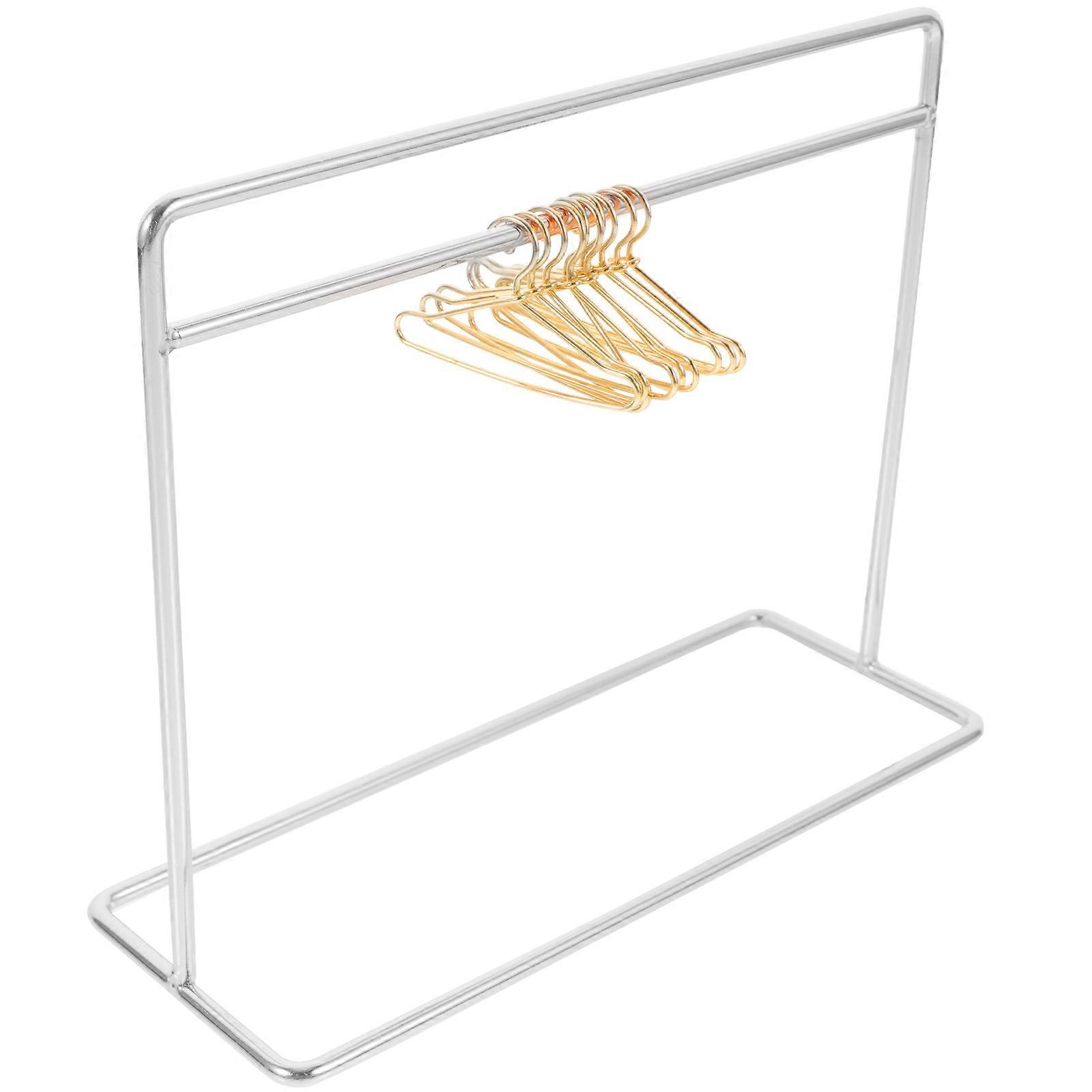 Doll Clothing Hanger with Doll Clothes Dry Rack Includes 1Set