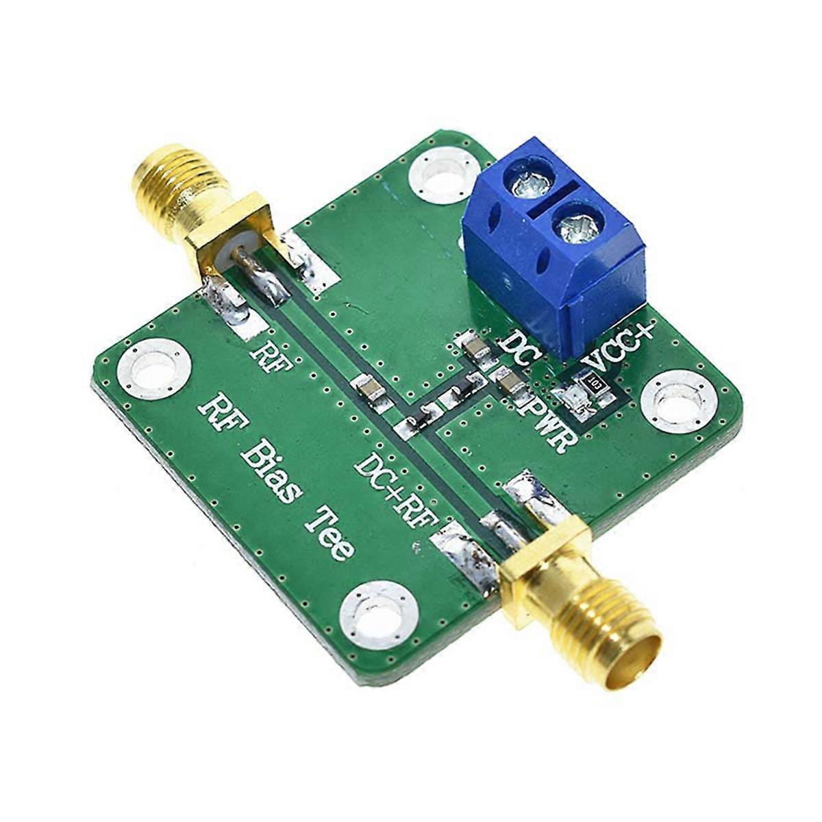 Bias Tee Broadband 10-6000MHz Microwave DC Bias DC Blocker for HAM Radio RTL SDR LNA Low Noise Ham Radio Amplifier