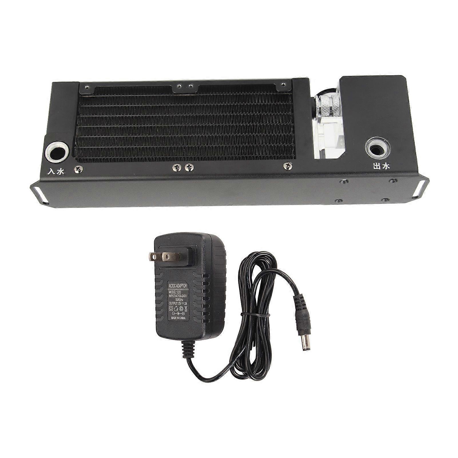 SLMZ Z T Water Cooling System G1/4 Threaded Interface 250ml Capacity Water Cooled with 2 2000RPM Fans