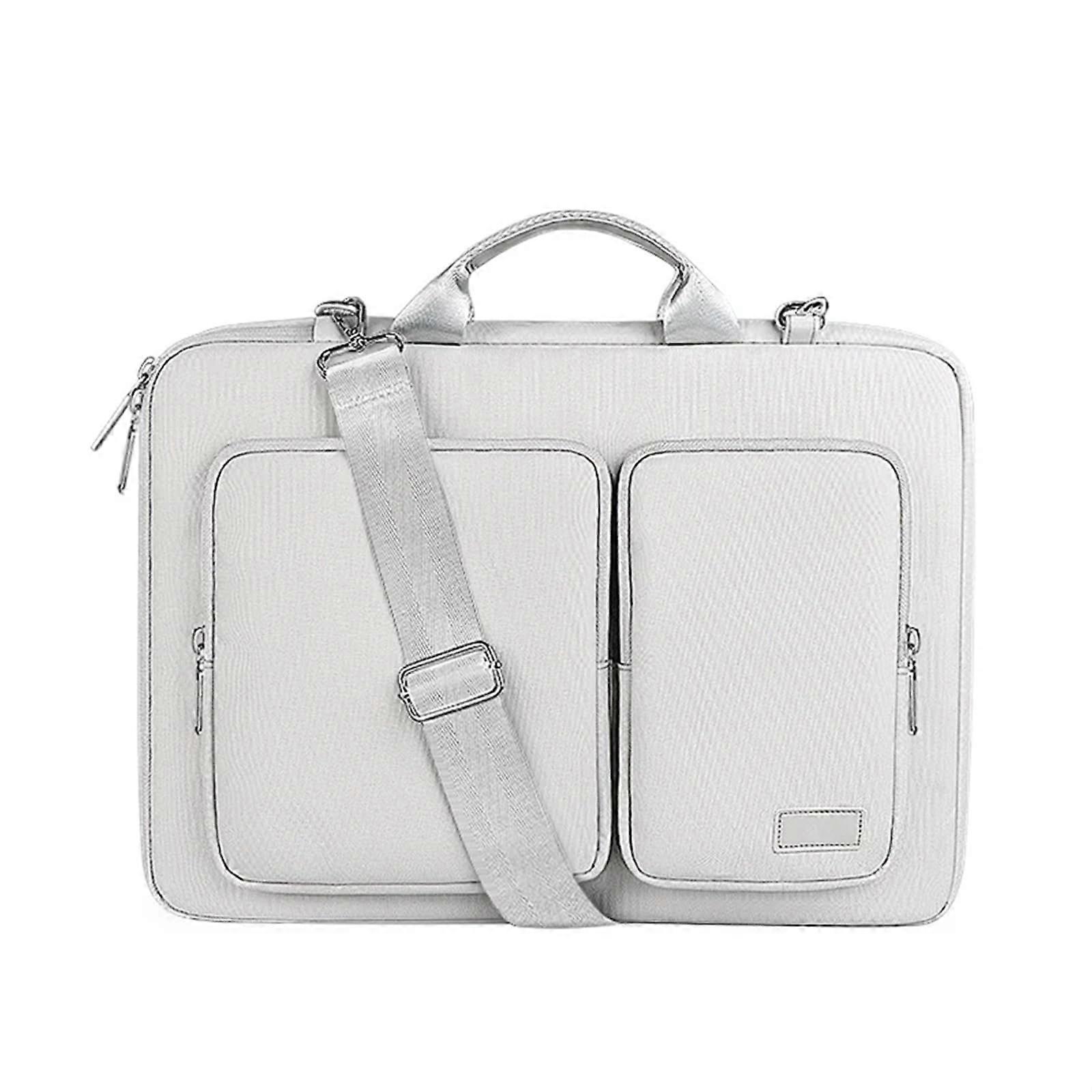 Shockproof Laptop Bag Notebook Case Sleeve For Shoulder Briefcase Women Grey 13Inch