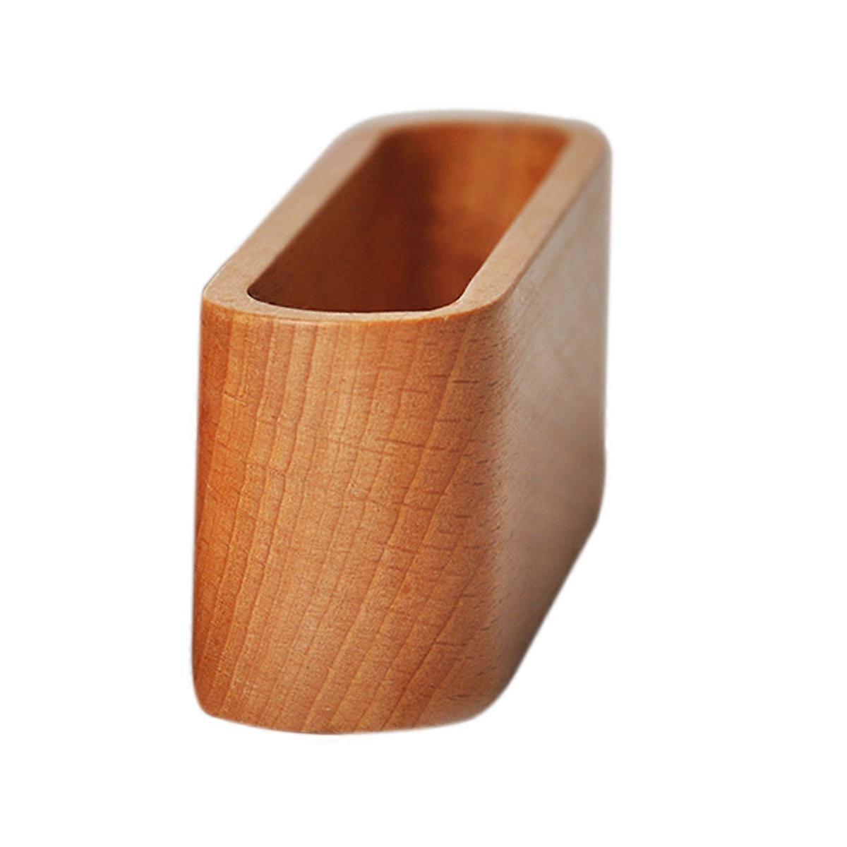 Wooden Note Holder Table Storage Box for Office Stationery Usage