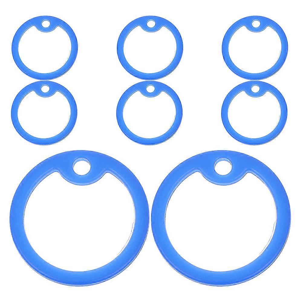 Pet Collar Silencers Silicone Dog Tag Protector 8Pcs Reducing Set
