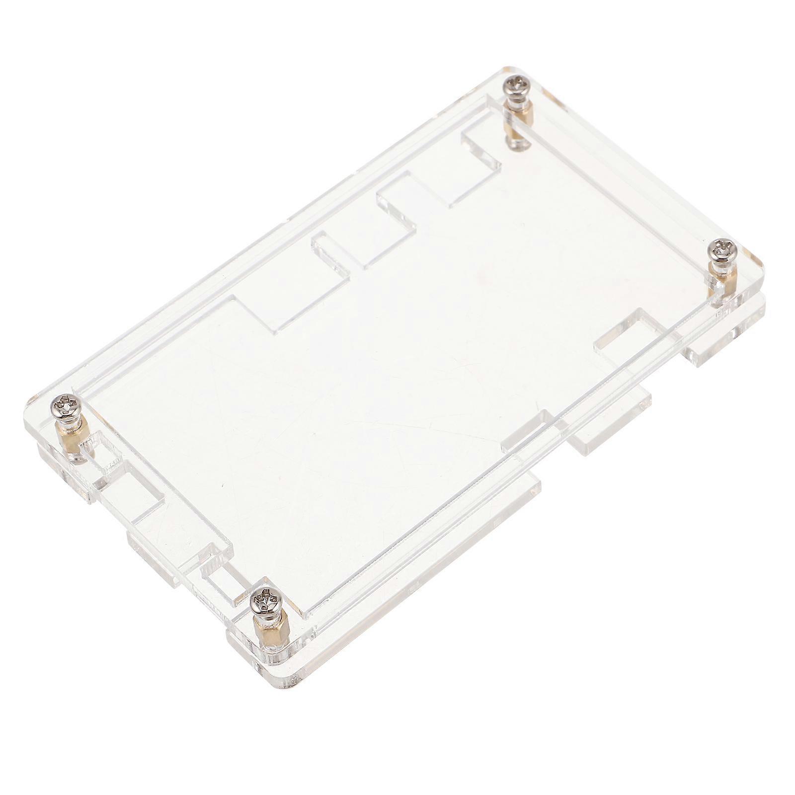 Transparent Acrylic Case for Capacitive Screen Protection with Stand 4Pcs