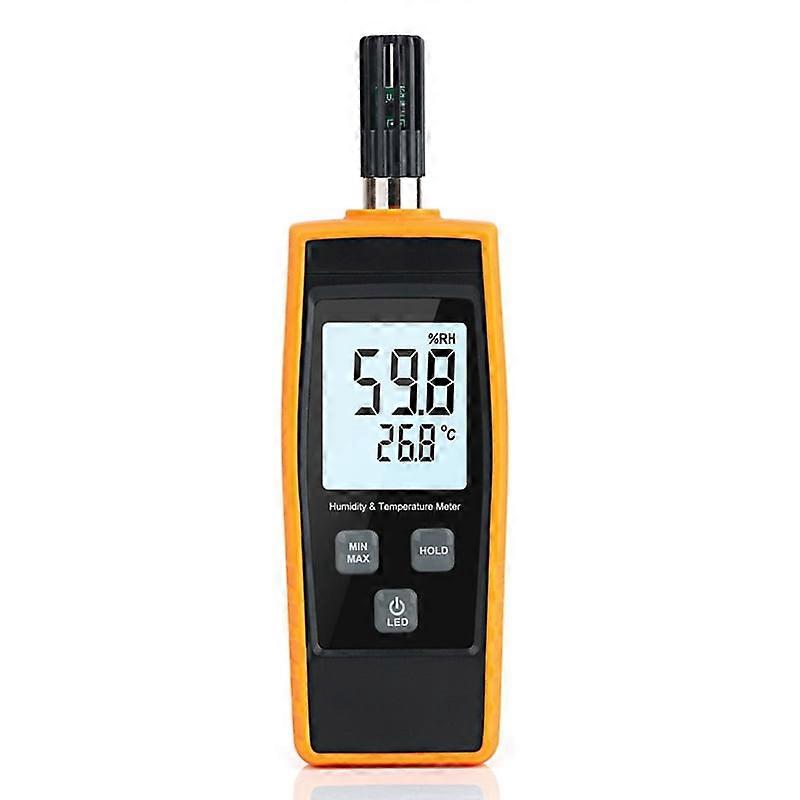 Inductive Digital Temperature and Humidity Meter Measurement Range 0-100%RH,-20-80℃ Temperature Humidity Monitor