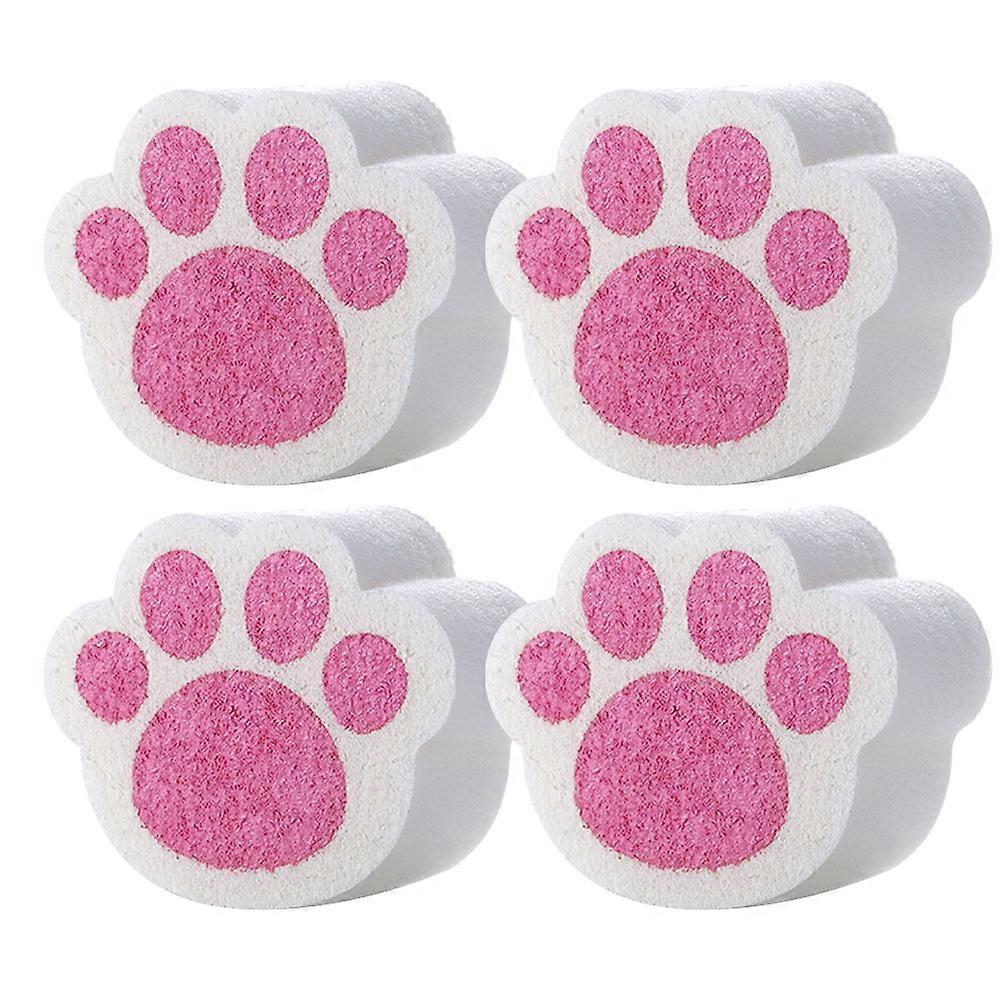 Cat Claw Shaped Mirror Sponge Cleaning Tool for Bathroom Use 20Pcs