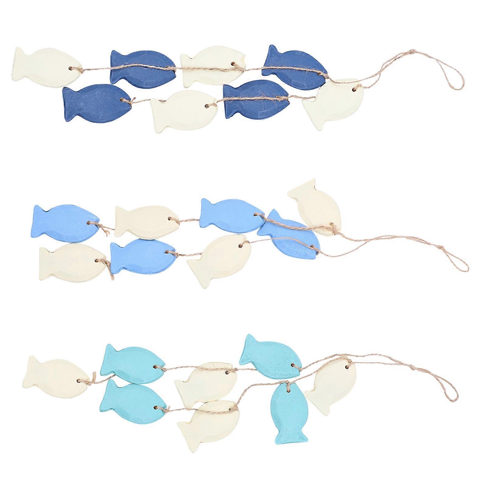 Hanging Pendant Home Accessories for Decoration 6Pcs Fish Designed