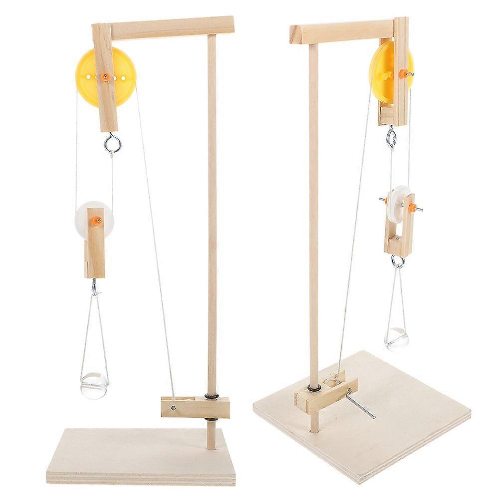 Physics Kit Pulley Model Kit for Experiment with 4Sets for Kids