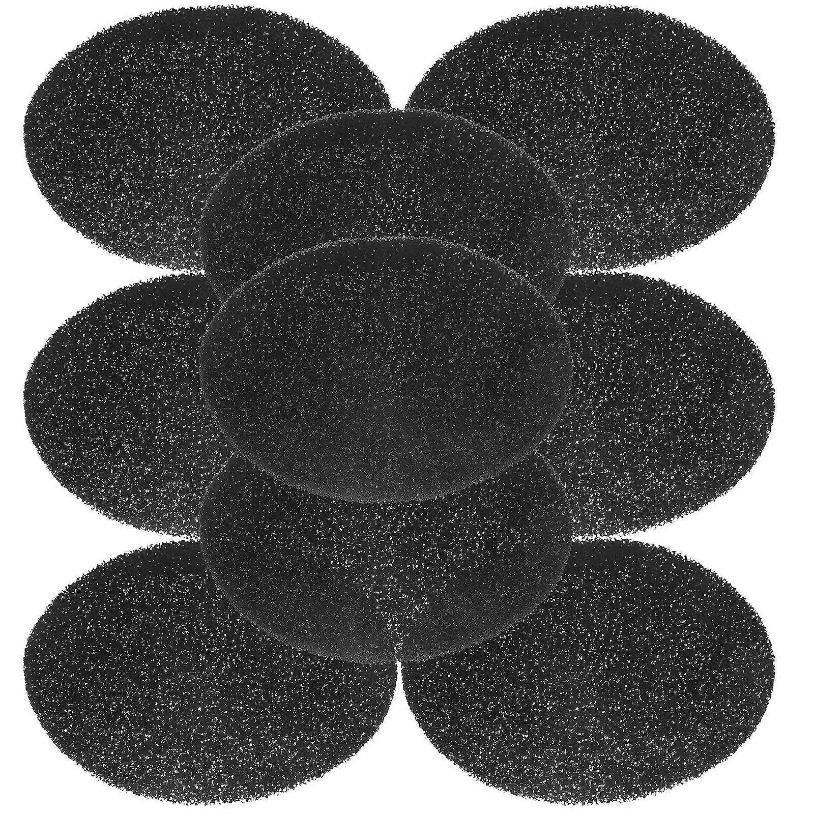 Activated Carbon Filter Cotton Pad Round Filter Pad for Home Use Countertop Compost Pail Replacement Black Activated Carbon Fiber Odor Removal 10Pcs