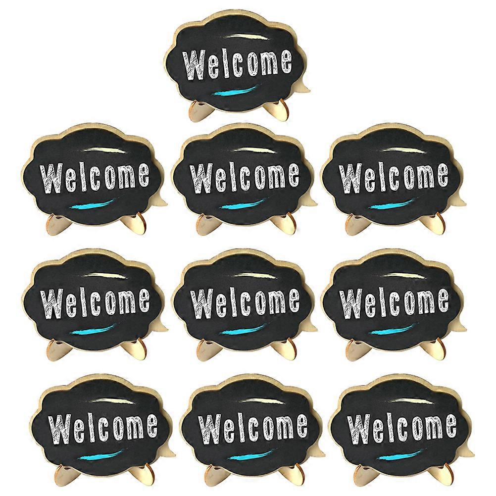 20Pcs Mini Message Board Wedding Party Decorations Table Display Rectangular Multi Color Erasable Home Decor