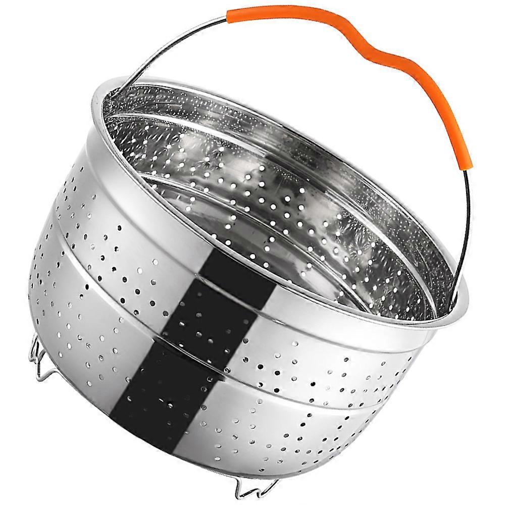 Stainless Steel Steamer Basket for Steaming Vegetables 2Pcs with Handle