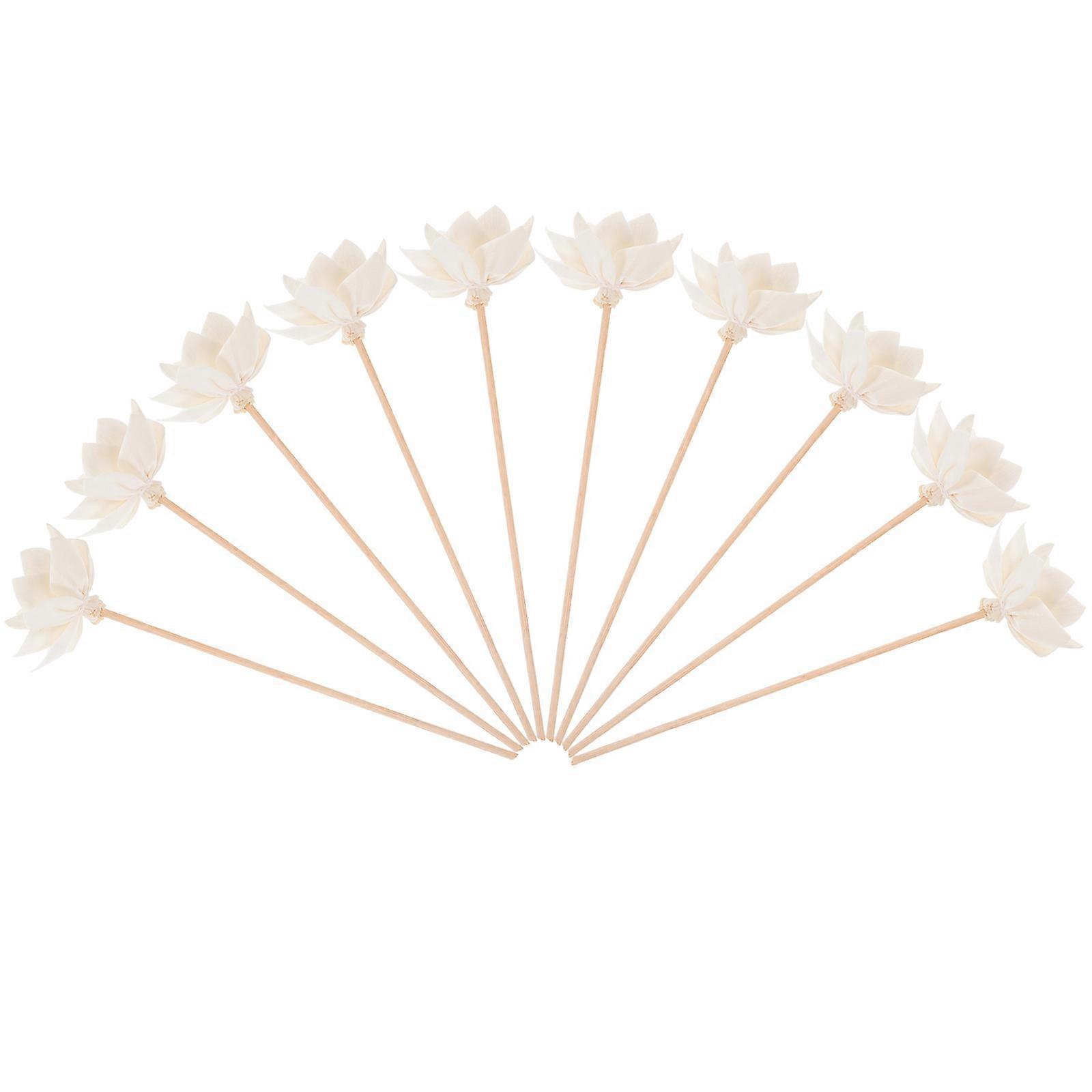 Lot de 30 bâtons de rotin pour diffuseur de parfum, beiges