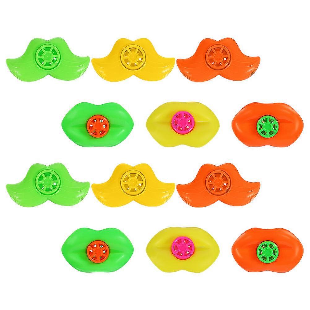 Mustache Whistle Toy for Kids Plastic Party Noise Maker 3Sets