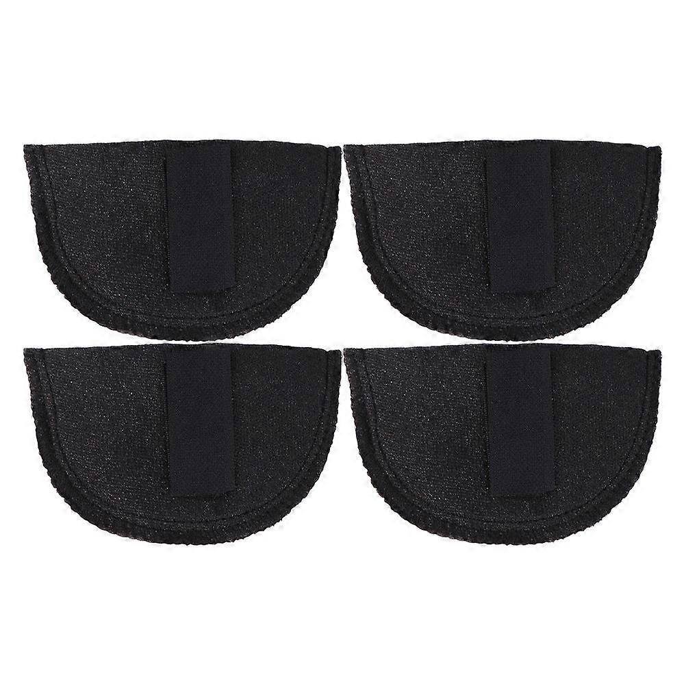 Black Sponge Shoulder Pads Anti-Slip Shoulder Enhancer for Suit 10Pairs