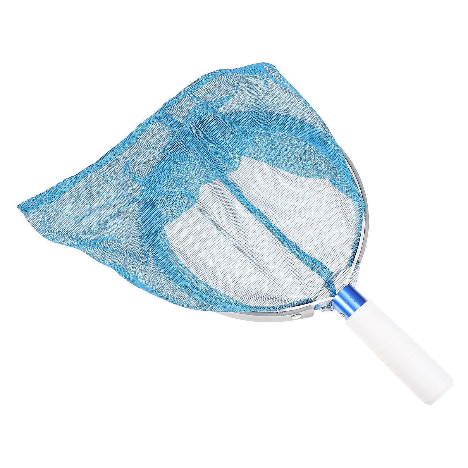 Professional Pool Tool Aluminum Handle Designed for Cleaning 2Pcs Blue Nets