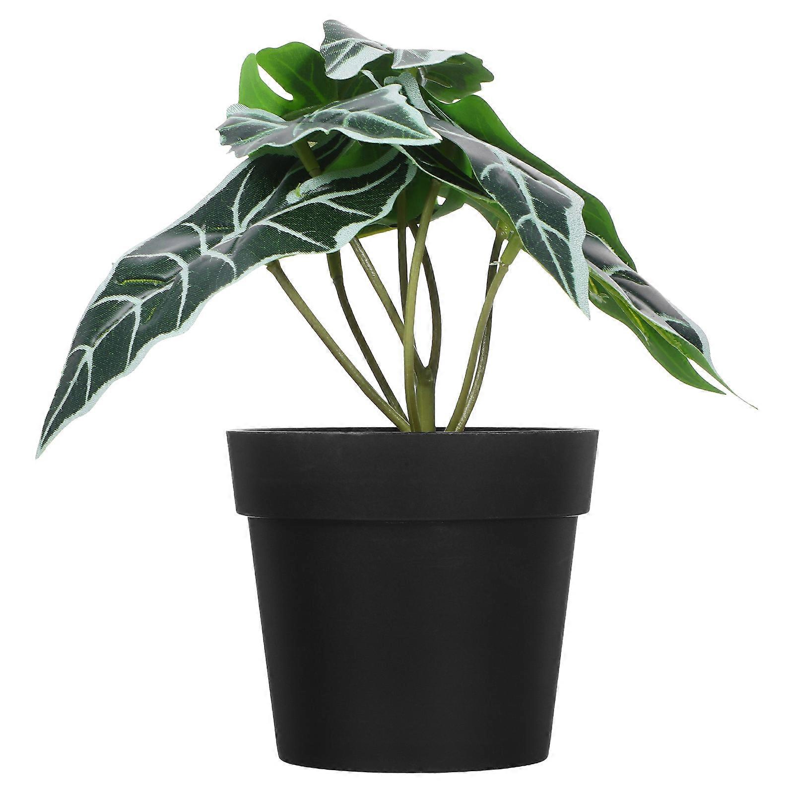 Mini Potted Plant 3Pcs Plastic Multi Greenery Stems for Decor Maintenance