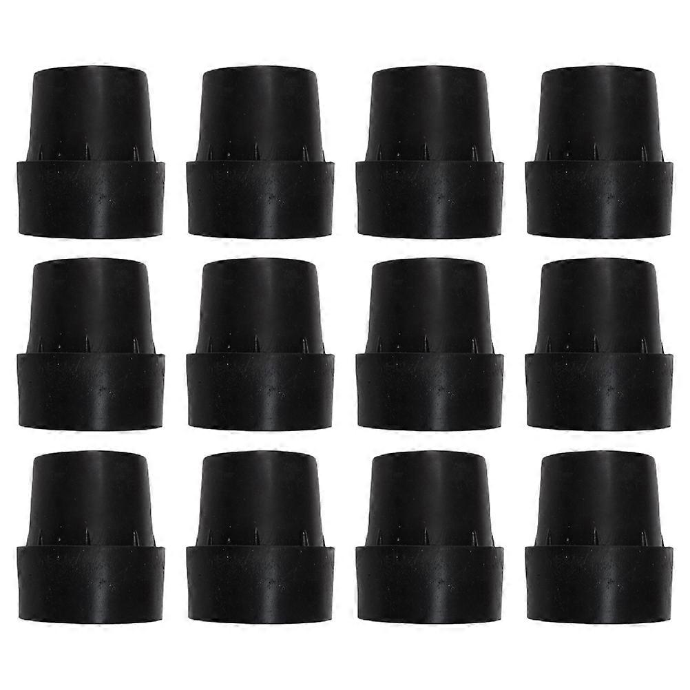 Wear-Resistant Rubber Trampoline Leg Caps for Replacement 12Pcs Set