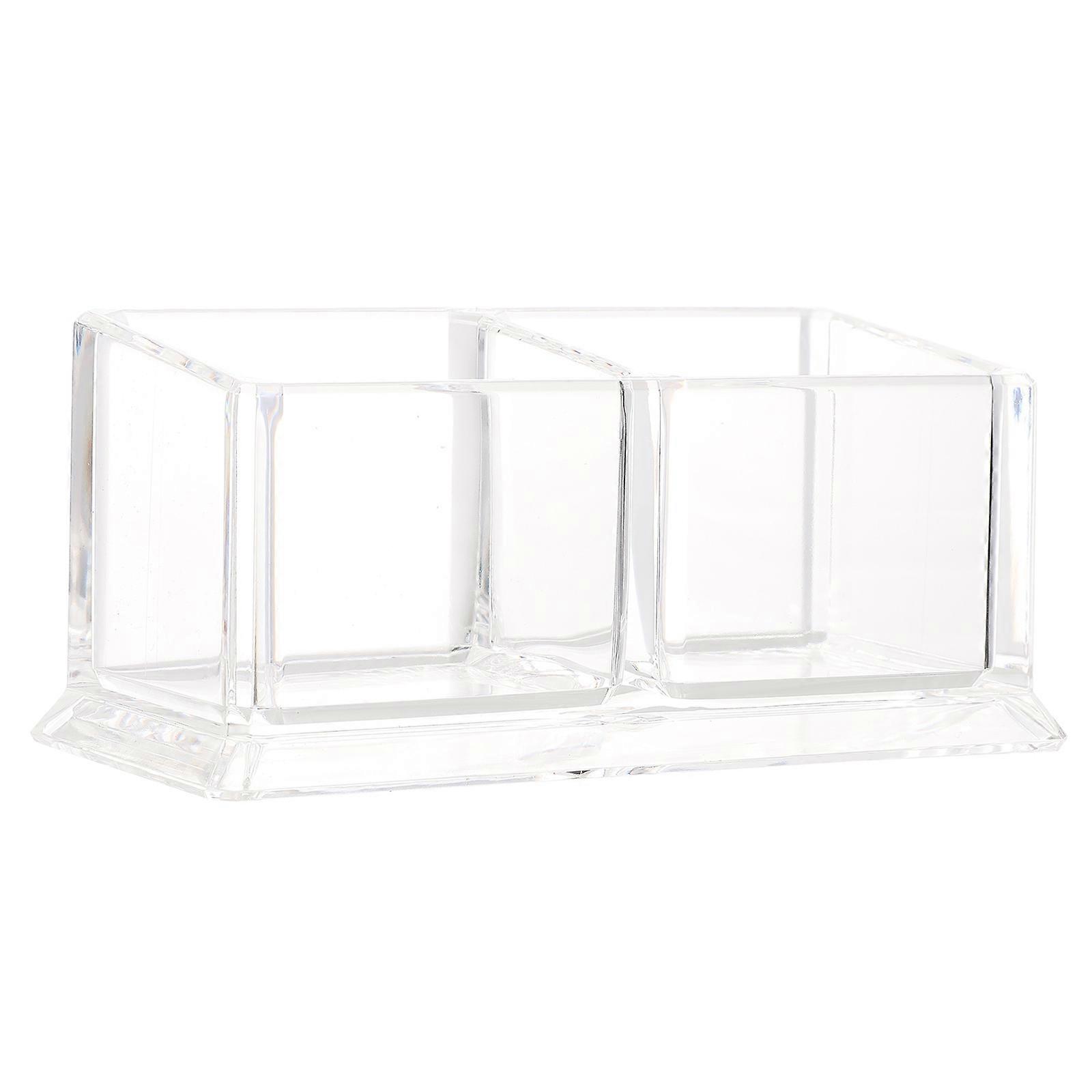 Acrylic Tea Bag Storage Box for Practical Household Use 2Pcs Transparent