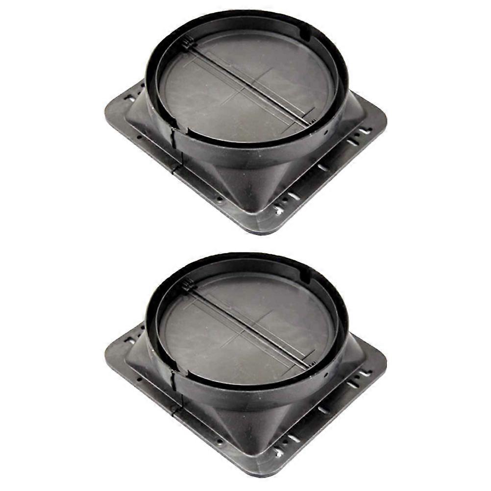 4Pcs Range Hood Check Valve Base for Kitchen Black Use