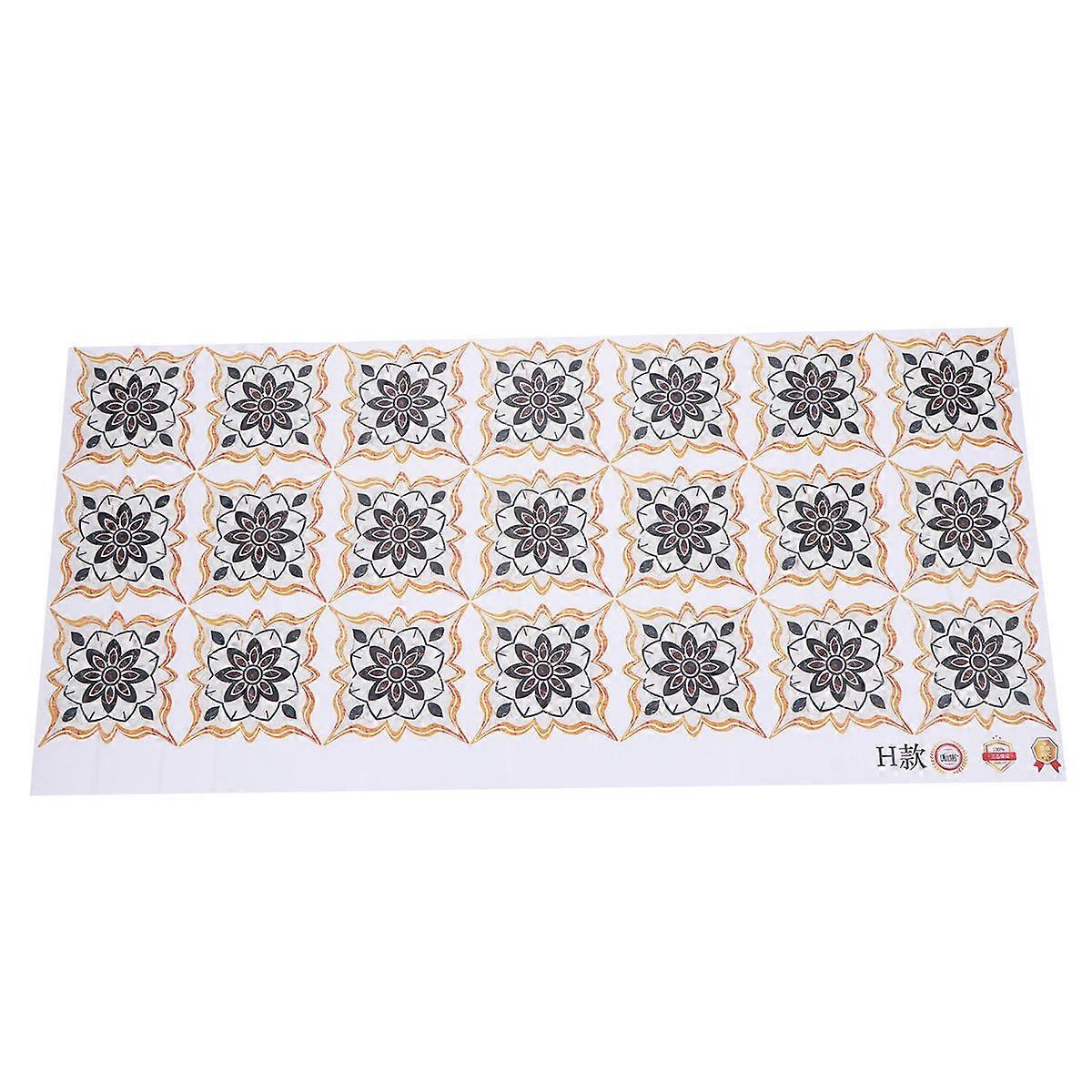 Wall Sticker Self-Adhesive Diagonal Tile Stickers for Decor 42Pcs