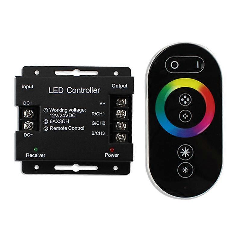 DC12-24V LED Strip Light Touch Remote Controller Dimmer for 5050 Tape Lights Adjust Brightness
