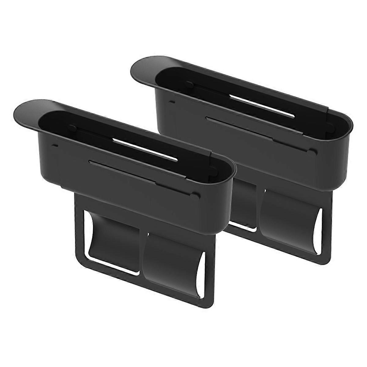 2pcs Retractable Car Seat Storage Box Storage Box Car Interior