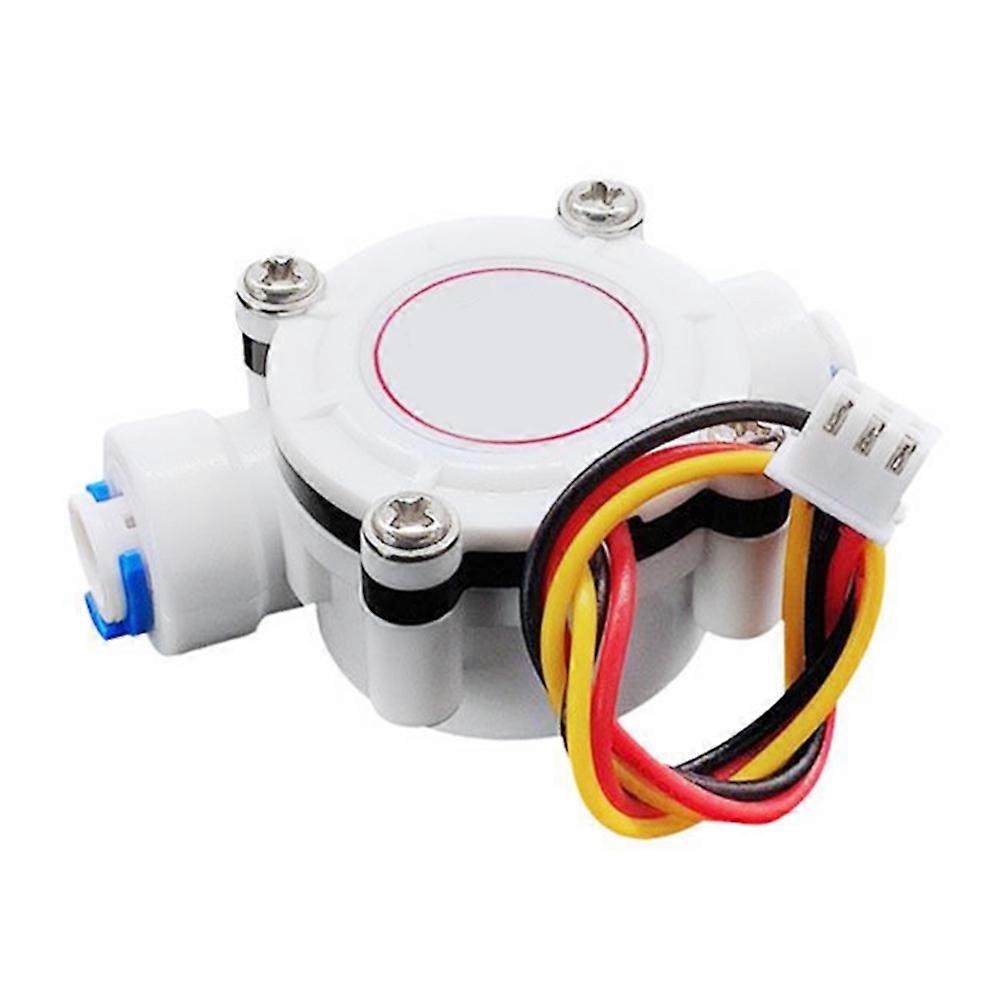 1/4" PE Water Meter Flow Sensor Counter 0.5-6L/Min High-Precision Indicator Dispenser Flowmeter for Water Dispenser