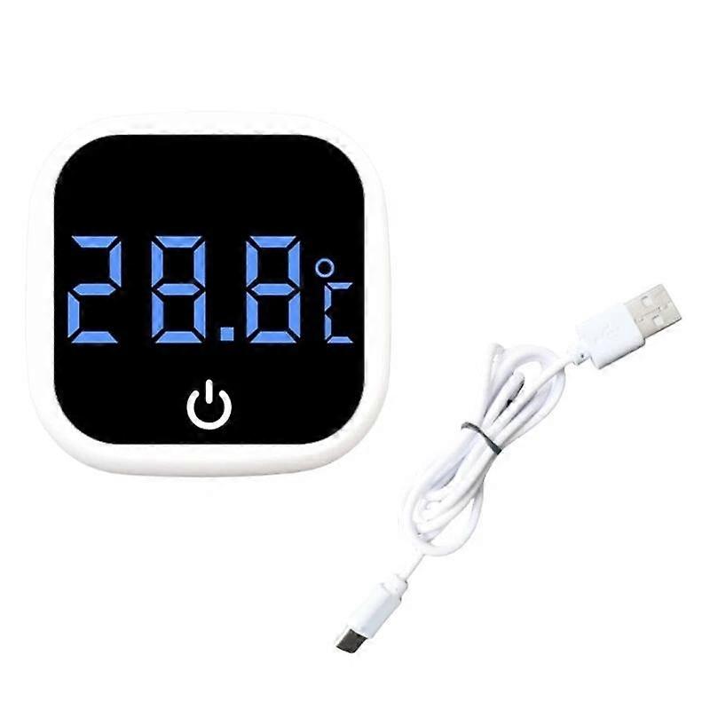 Water Thermometers, Rechargeable Precise Aquarium Fish Tank Temperature Monitor with Easy Read Display