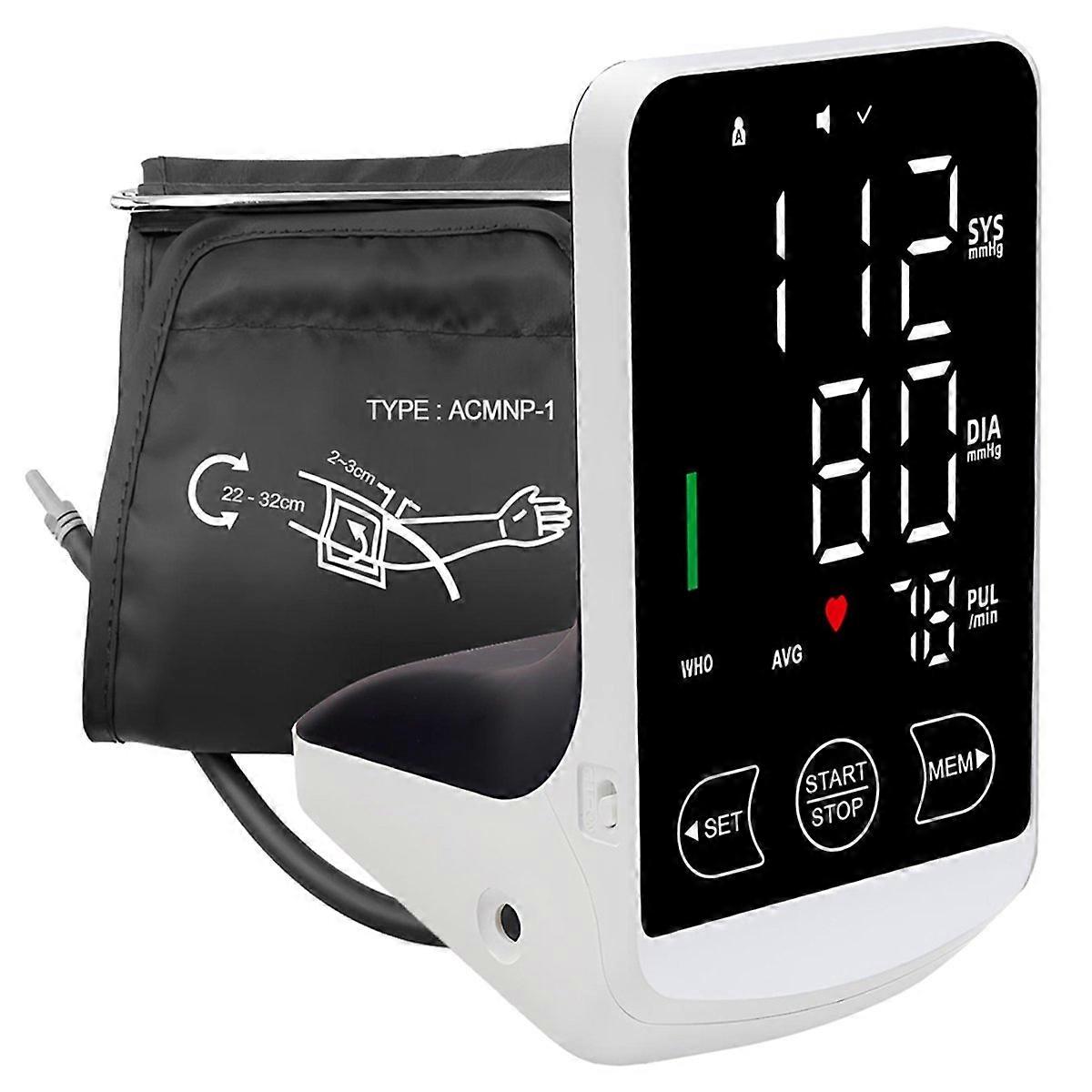 Voice Tonometer Portable LED Upper Arm 