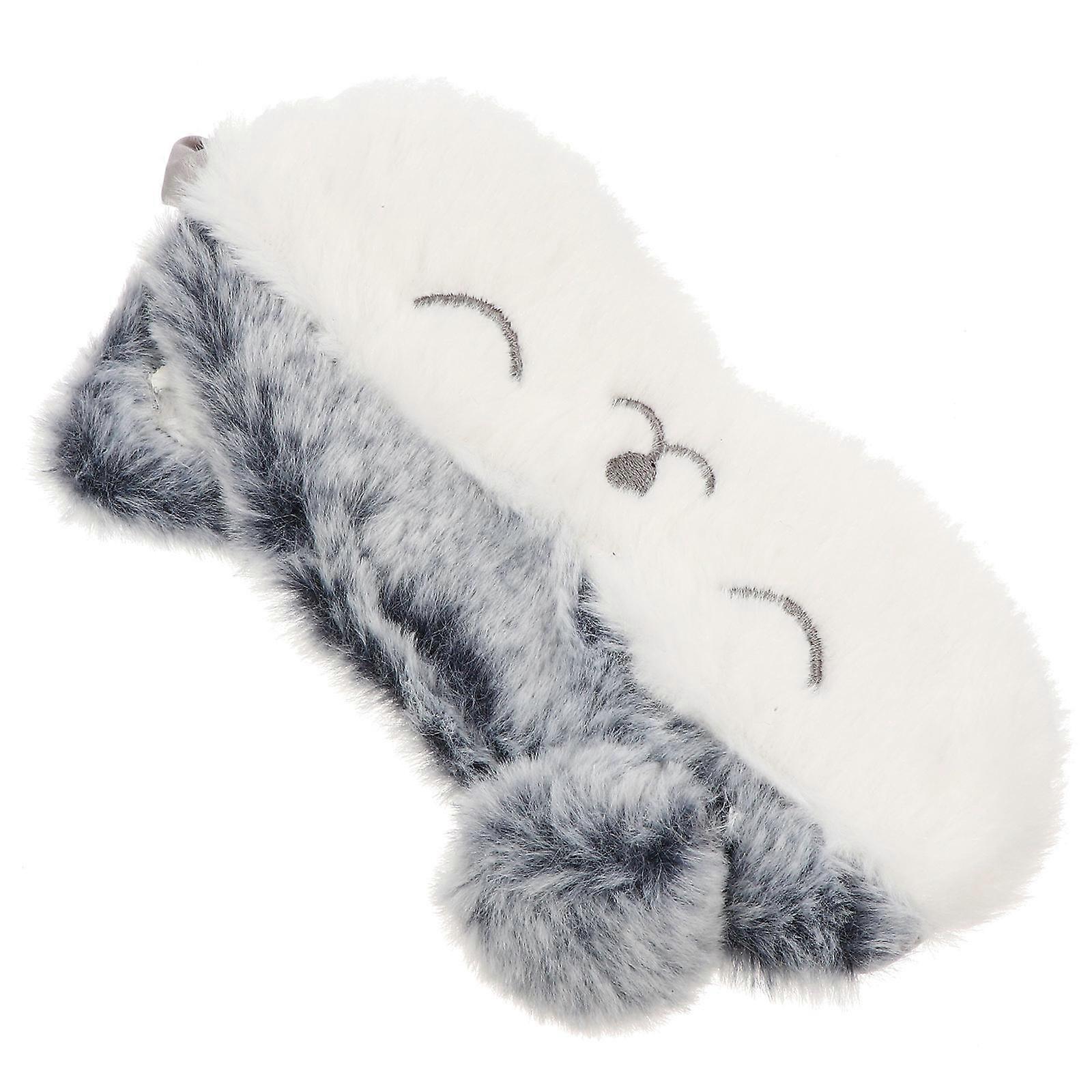 Animal Eyepatch Plush Sleep Masks for 2Pcs