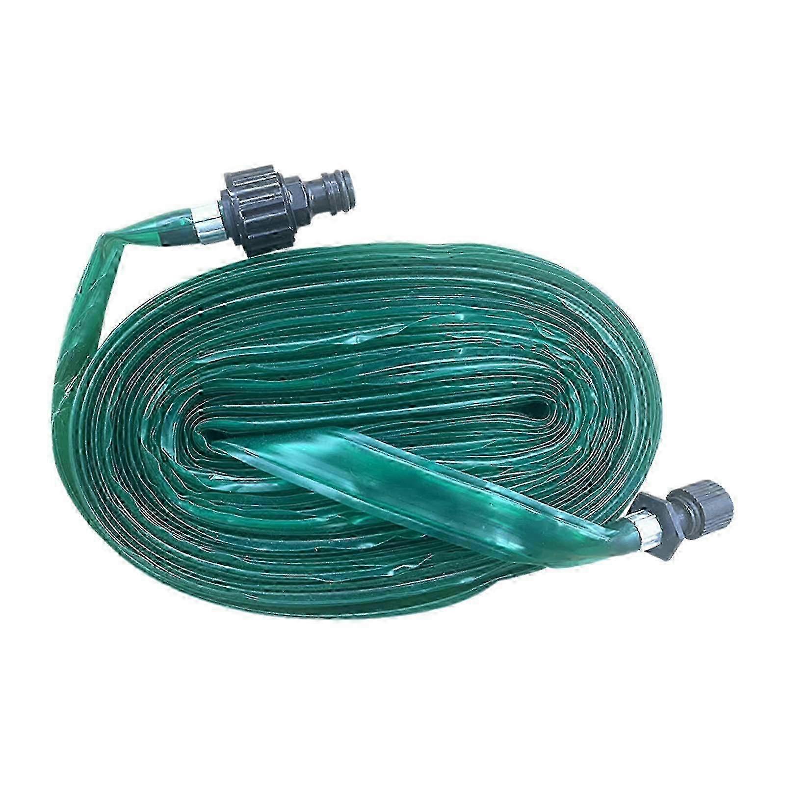 PVC Flat Sprinkler Hose Soaker Hose Versatile Easy to Install Water Dripping Hose Water Saving for Irrigation Spraying Plants 26s