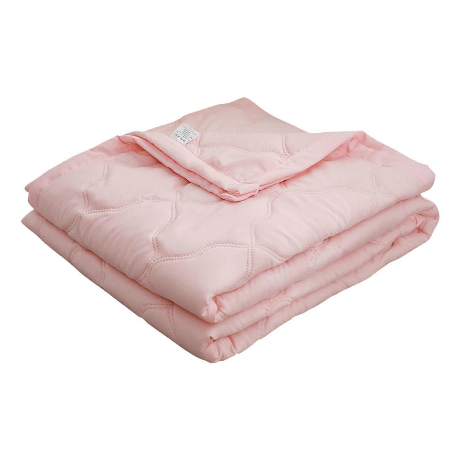 Summer Blanket Bed Blanket Skin Friendly Plain Print Washed Cotton Cool Comforter for Hot Sleeping Ventilated