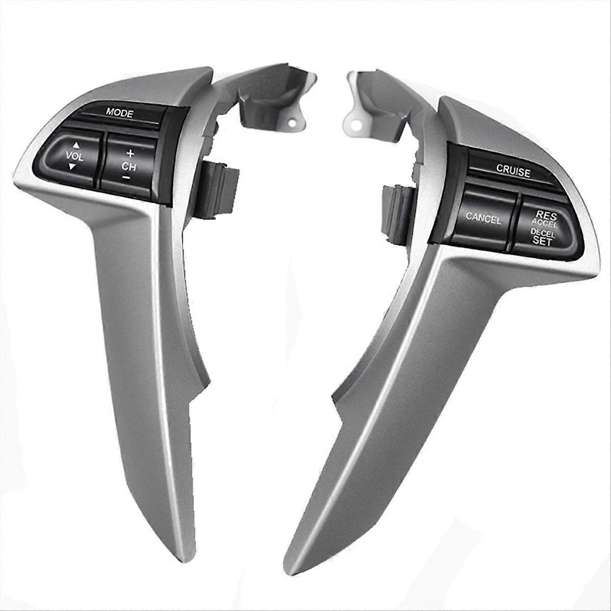 Car Steering Wheel Cruise Control Multifunction Button Volume Adjustment Switch with Frame for Honda Accord 2008-2012 ,B