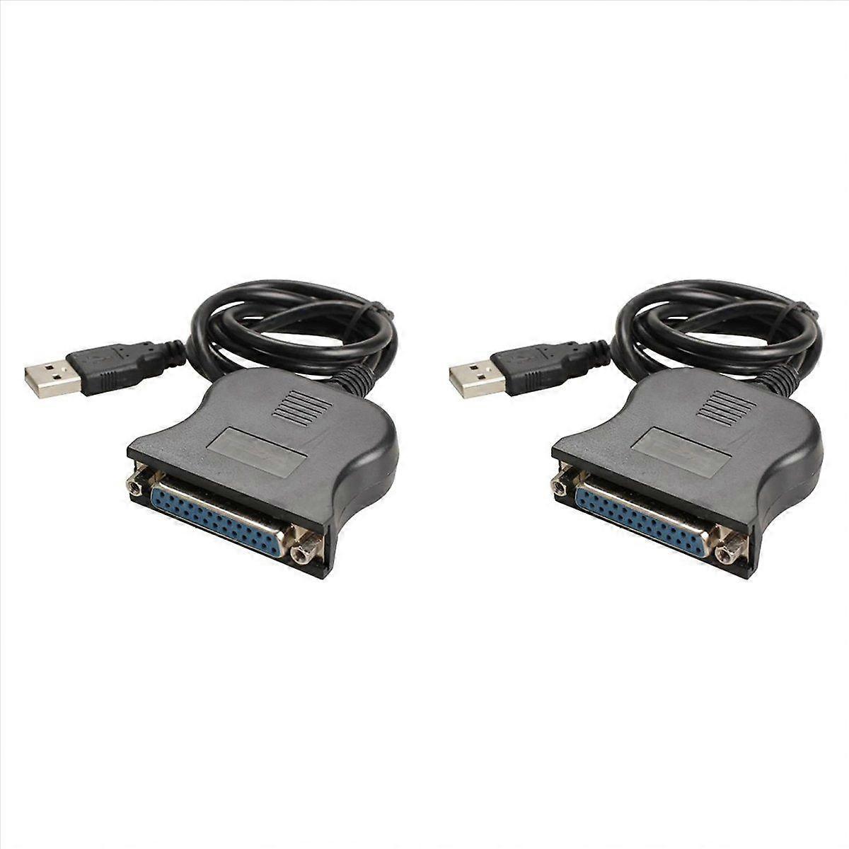 USB to 25 Pinhole Parallel Cable DB25 Interface IEEE 1284 Printer