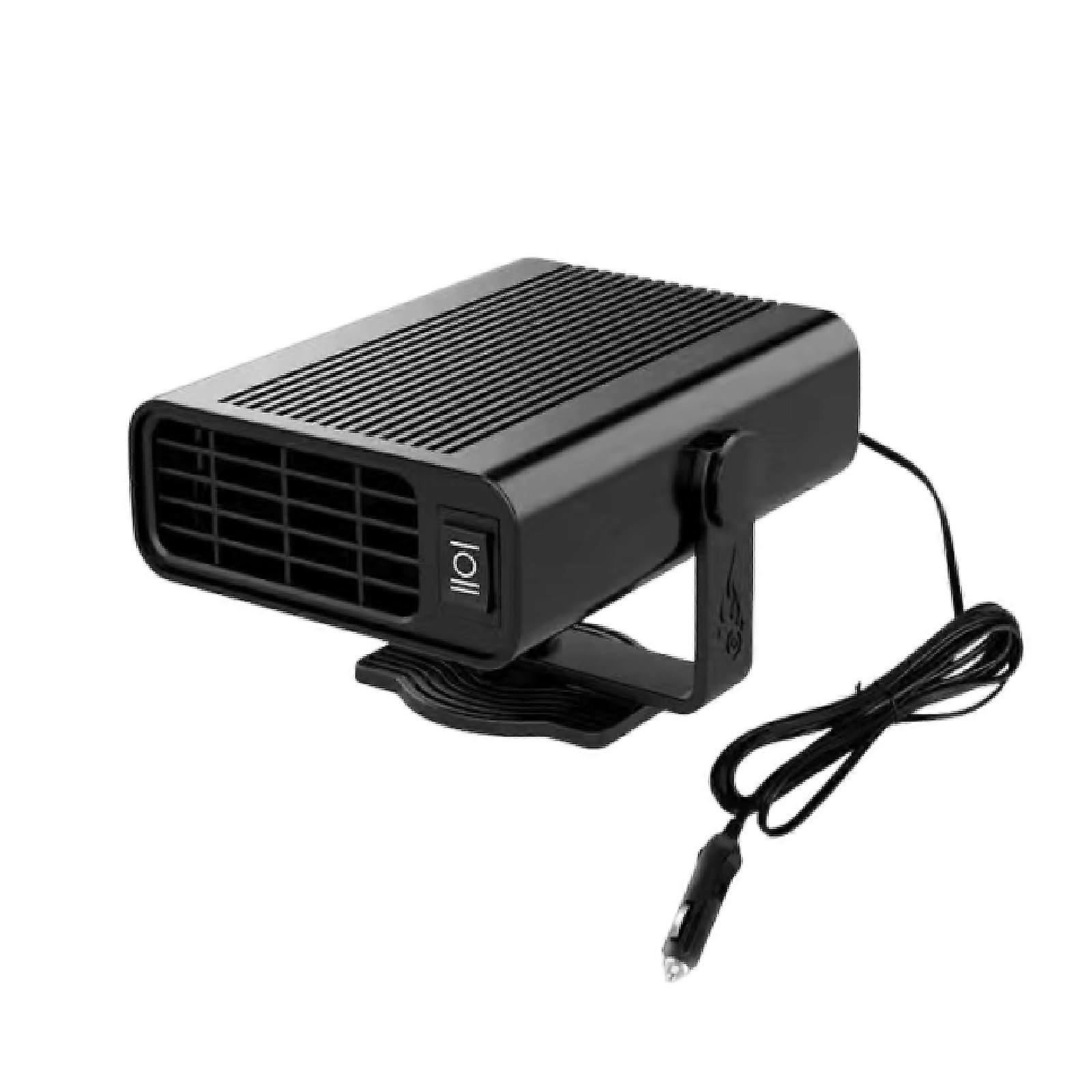 Portable Car Heater 12V 150W Defrost Defogger, Cigarette Lighter Plug, 2in1 Heating/Cooling for Cars and SUVs