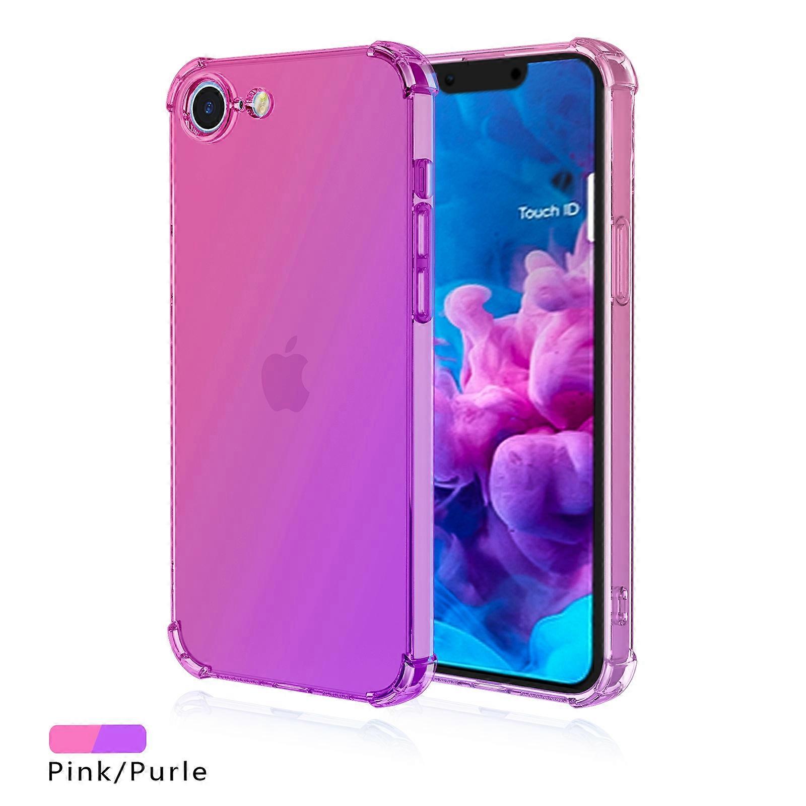 Gradient Airbag TPU Case for Apple iPhone 17 Pro Max iPhone Air 16e 16 15 Plus Protective Shockproof Cover Fundas Coque Capa