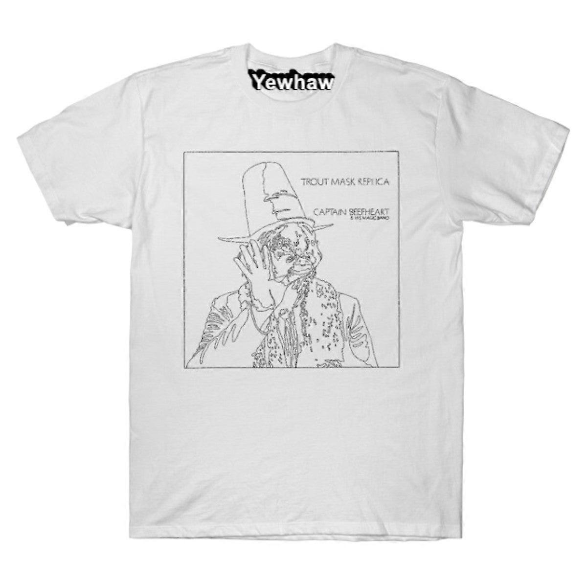 Tričko s replikou masky pstruha Captain Beefheart