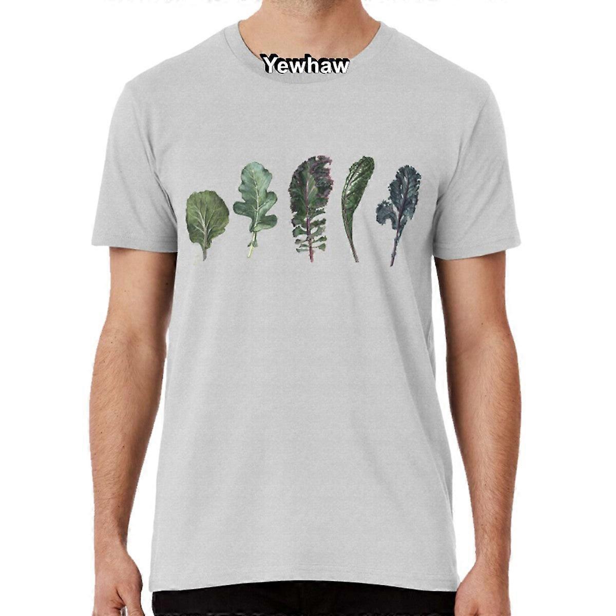 Akvarely tričko se zelím a kapustou