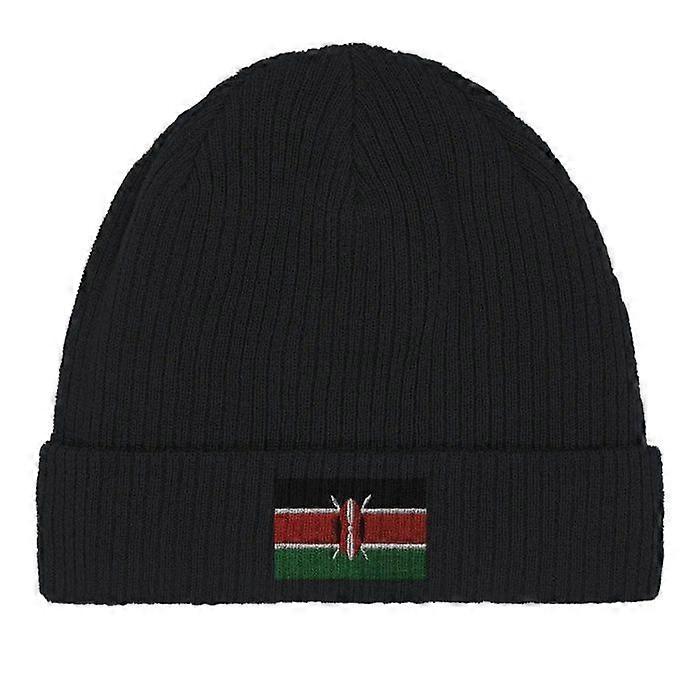 Kenya Flag Cap in Black